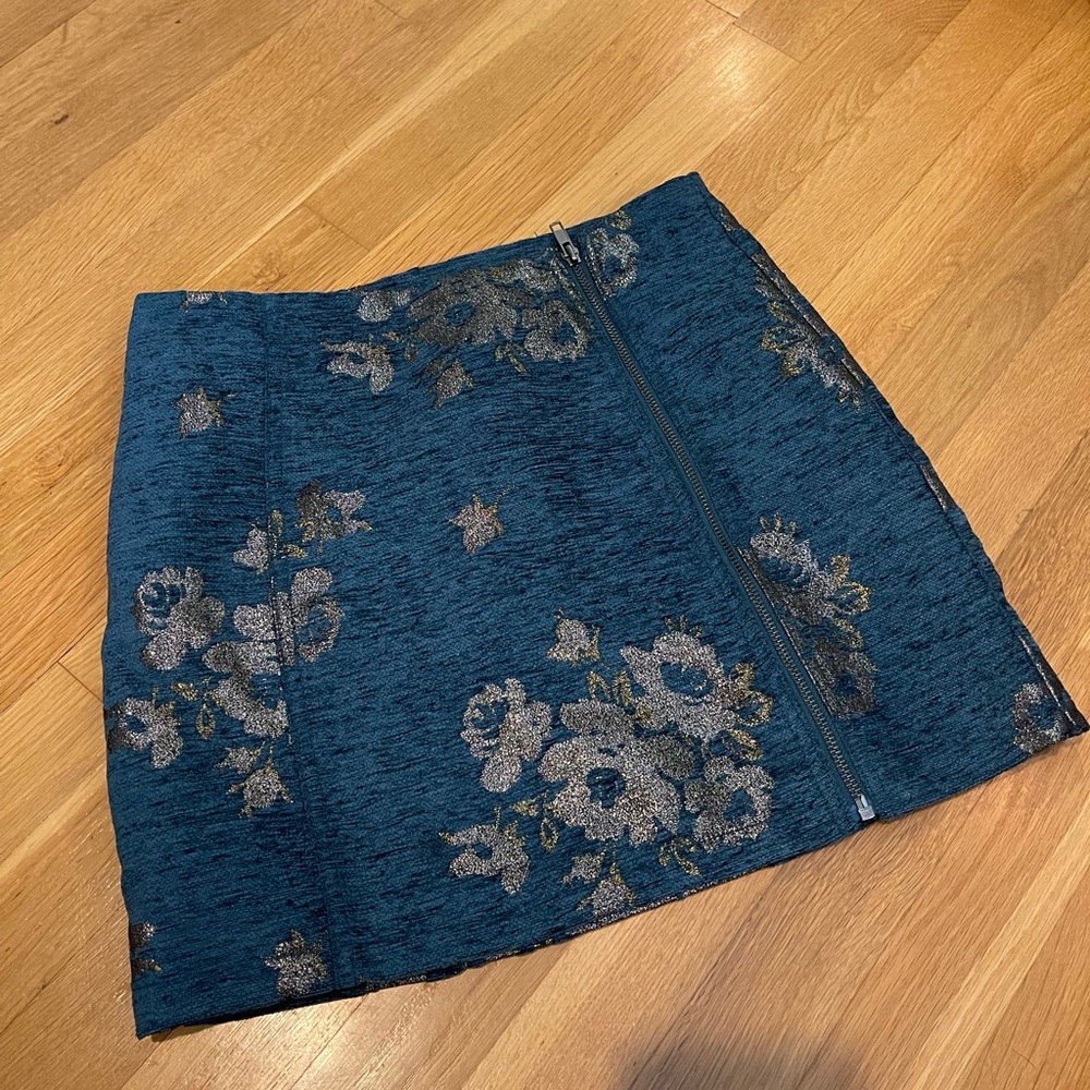 Free People Blue Skirt
